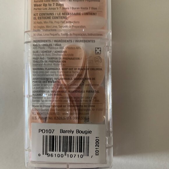 Dashing Diva Nails in Long Size Barely Bougie - Picture 3 of 3